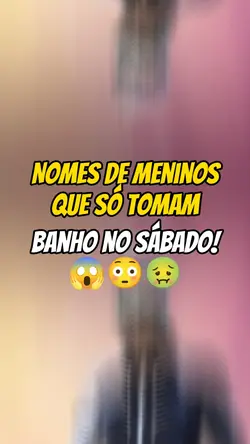 nomes de meninos...