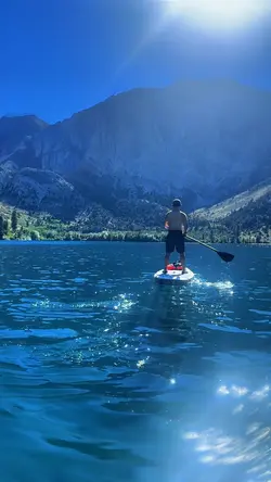 Paddle boarding