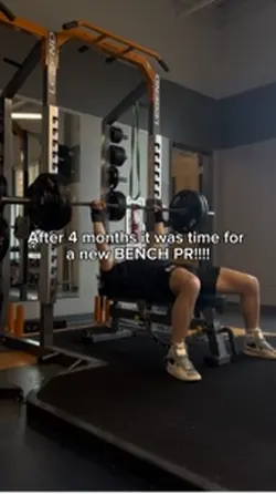BENCH PRESS PR!! 
