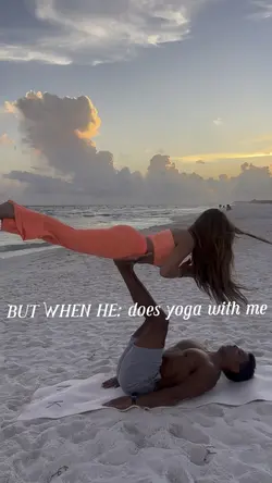 Couples acro yoga 