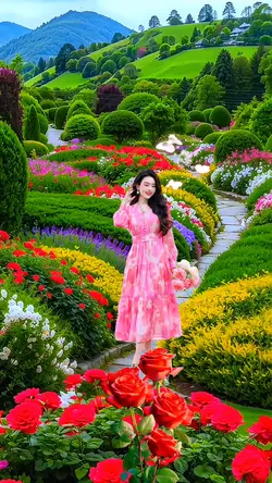 Amid the flowers