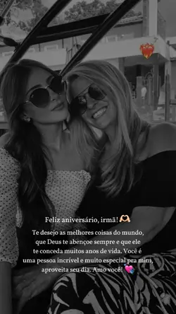 parabéns irmã