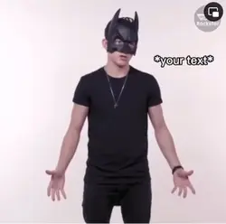 Tom as Batman 