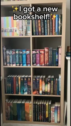 New bookshelf!!❤️❤️
