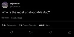 Unstoppable duo