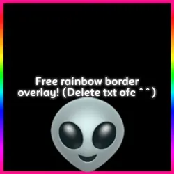 Free rainbow border