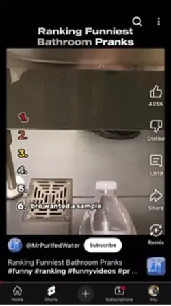 Bathroom pranks 