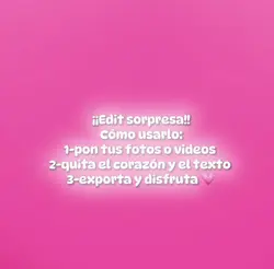 Plantilla sorpresa 💗