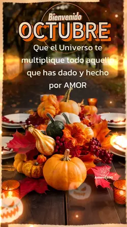 Bienvenido octubre 