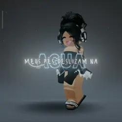 meus pés deslizam...