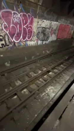 abandoned train