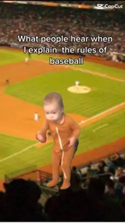 Baseball explaining