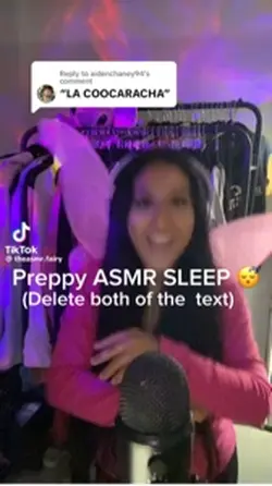 Preppy sleep asmr