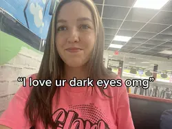 I luv ur dark eyes!
