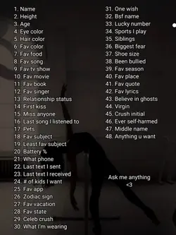 ask me something