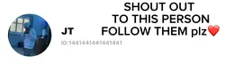 FOLLOW HIM PLZ