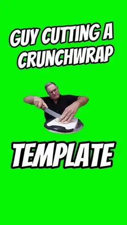Cutting a Crunchwrap