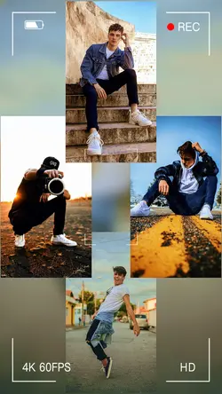 4 selfie template