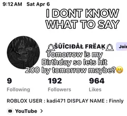 Yaay! Almost 200!