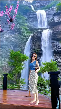 Waterfall view