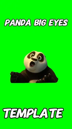 Panda big eyes meme 