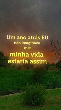 Um ano atrás....