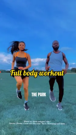 Workout at the park 