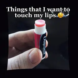 Touch my lips