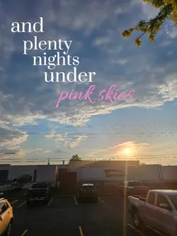 pink skies