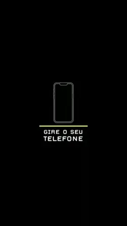 Gire seu telefone 