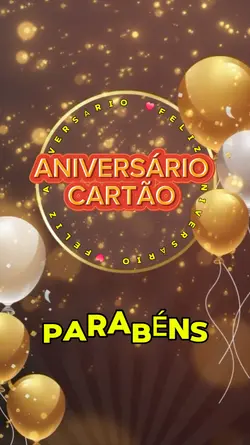 ANIVERSÁRIO CARTÃO 