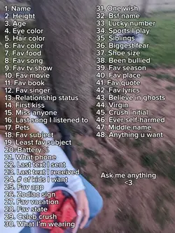 ask me anything 
