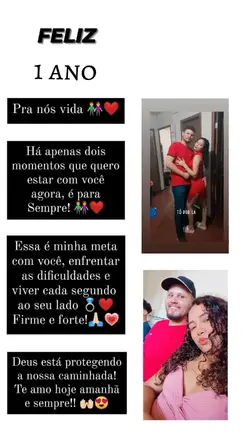 1 ano ao seu lado 
