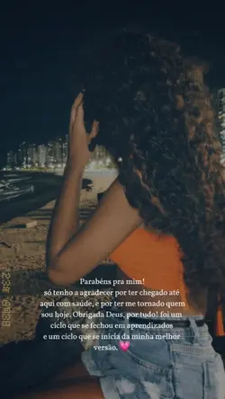 parabéns pra mim