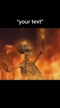 Fire skeleton 