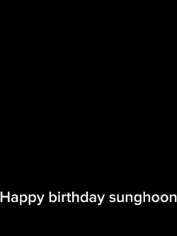 Happy bday sunghoon!