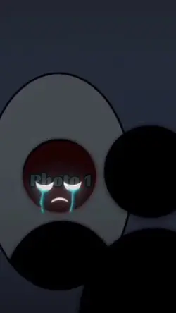 Crying in mirror