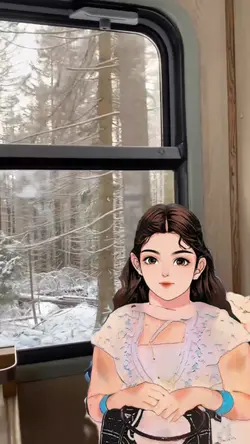 Train travel on snow