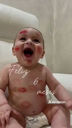 Feliz 6 meses, bebê🥹