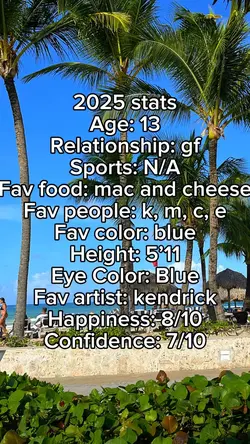 2025 stats🔥