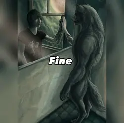 Wolf Reflection Meme