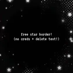 star border <3
