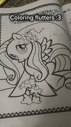 Coloring Fluttershy