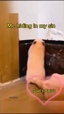 hiding from God meme