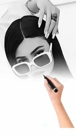 foto en dibujo 