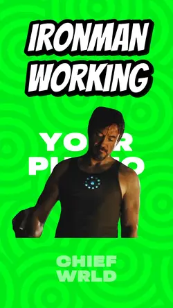 Tony working