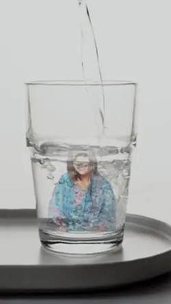 Glass Water Effect
