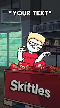 Skittles meme 