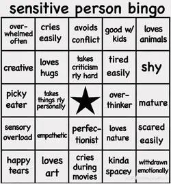 Sensitive bingo…