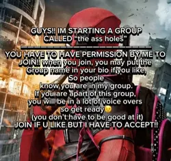 STARTING A GROUP!